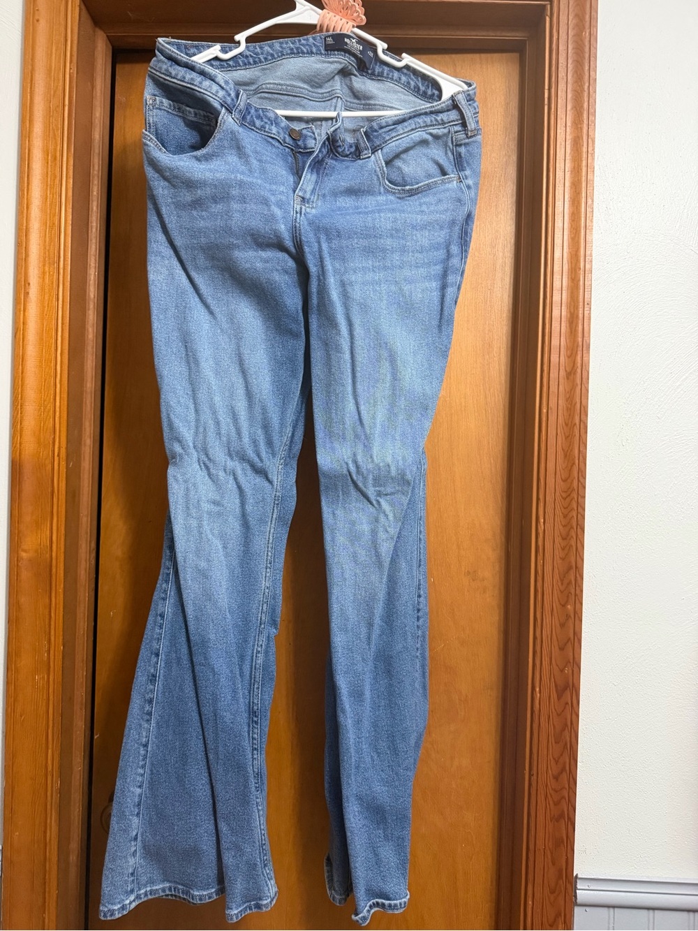 Hollister women Light Blue Denim Jeans long stretchy material
